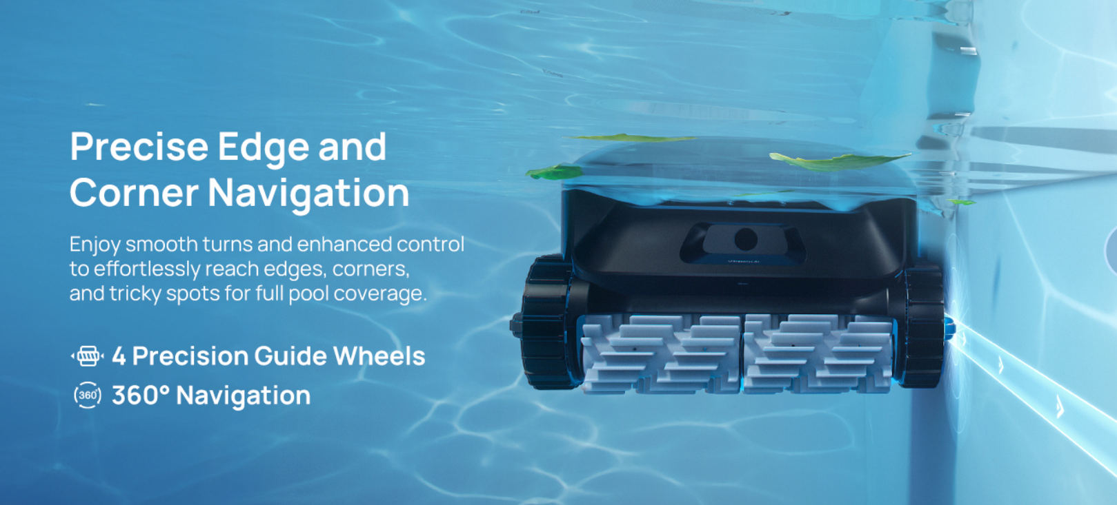 Beatbot AquaSense 2 Pro wall and waterline navigation