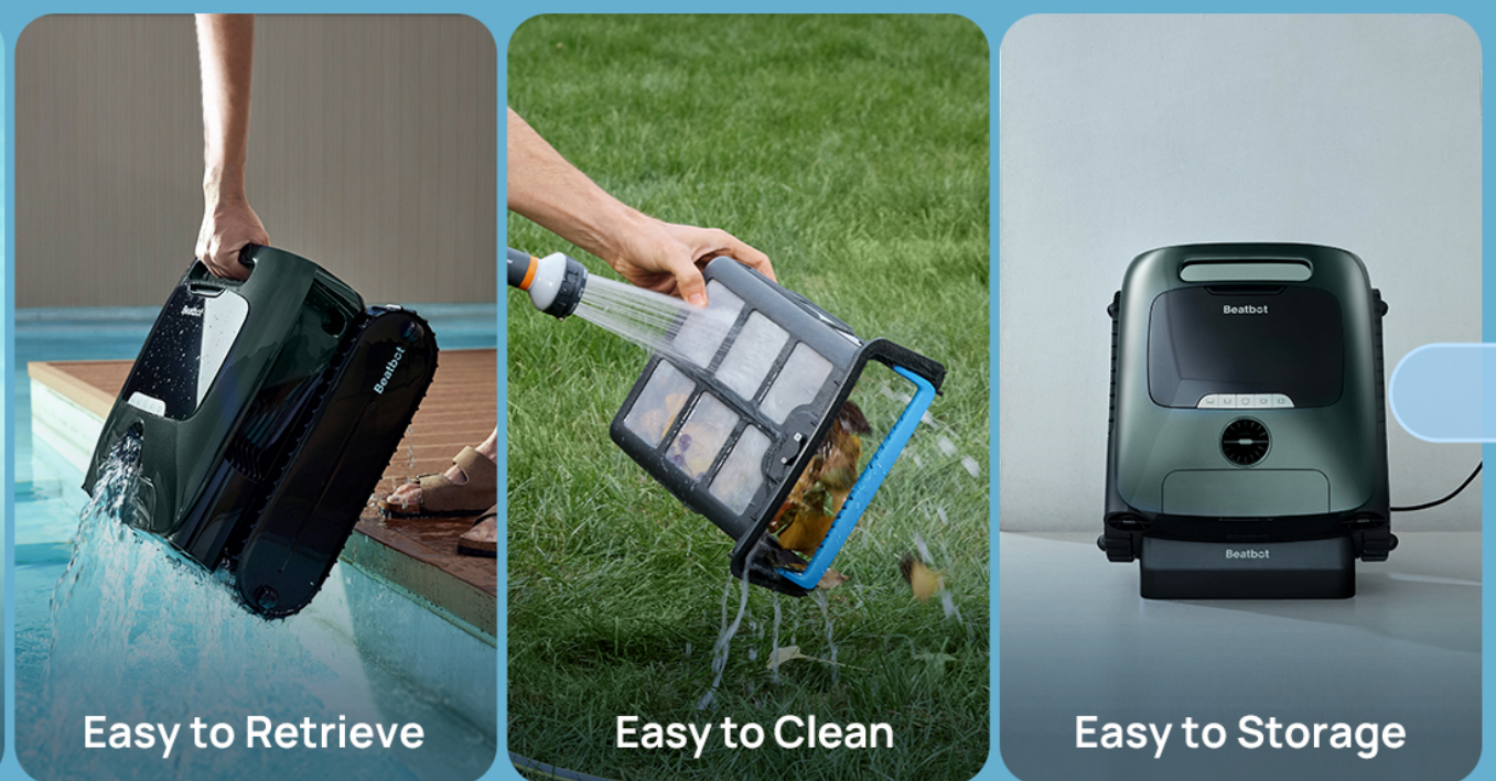 Beatbot AquaSense 2 Pro retrieval cleaning and storage process