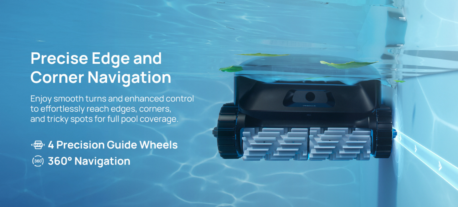 Easy to retrieve, clean, and store the AquaSense 2 Pro
